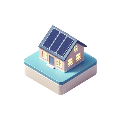 photovoltaic icon for home