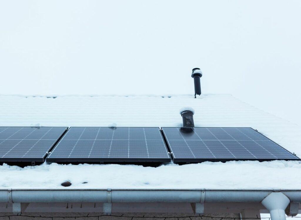 photovoltaics in snow