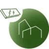 for varioust types of roofs icon