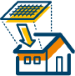 Home 27 photovoltaic icon