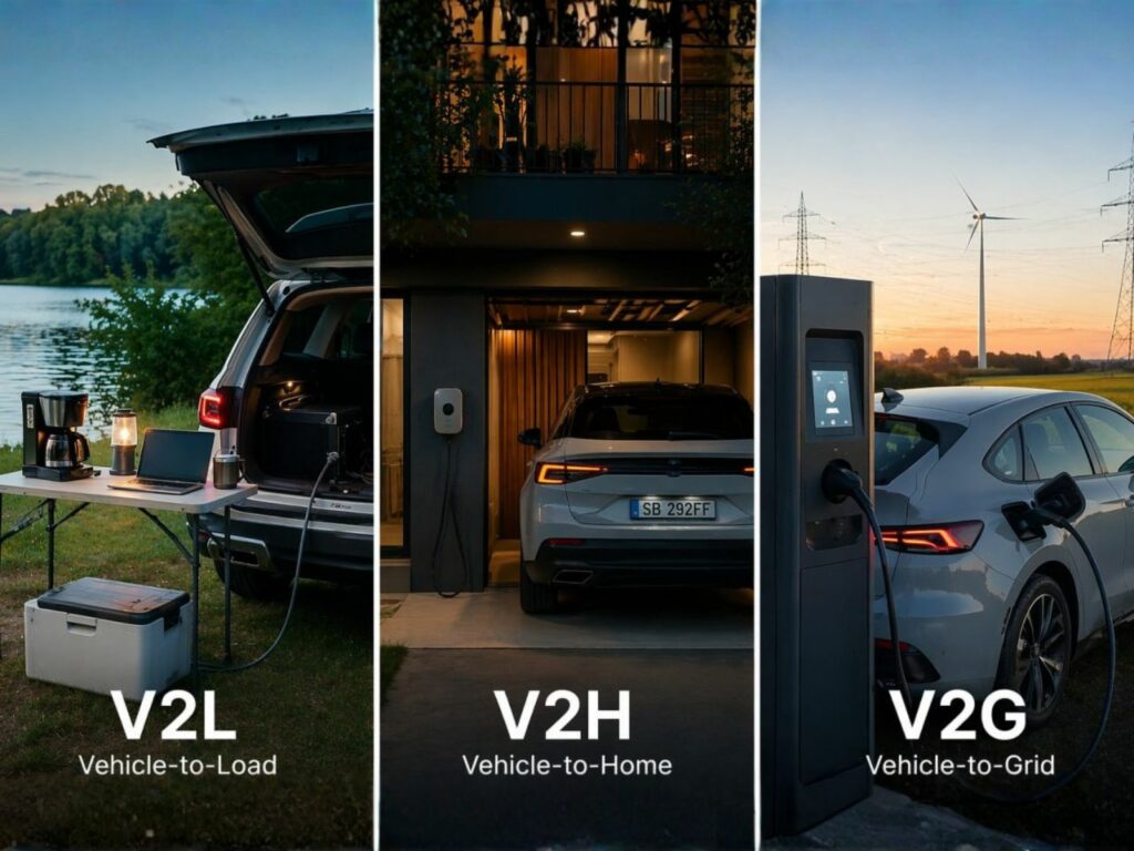 2 Vehicle to Load, Vehicle to Home, Vehicle to Grid