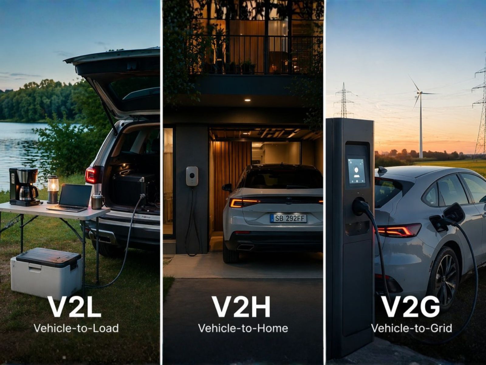 Vehicle-to-Load, Vehicle-to-Home, Vehicle-to-Grid - what are the ...