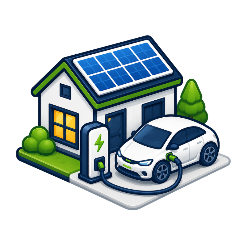 Prepared for an EV charger​